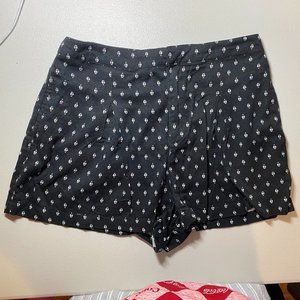 Abercrombie & Fitch Patterned Black Shorts